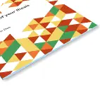 Individuell gestaltete Softcover-Bindung Geometrisch