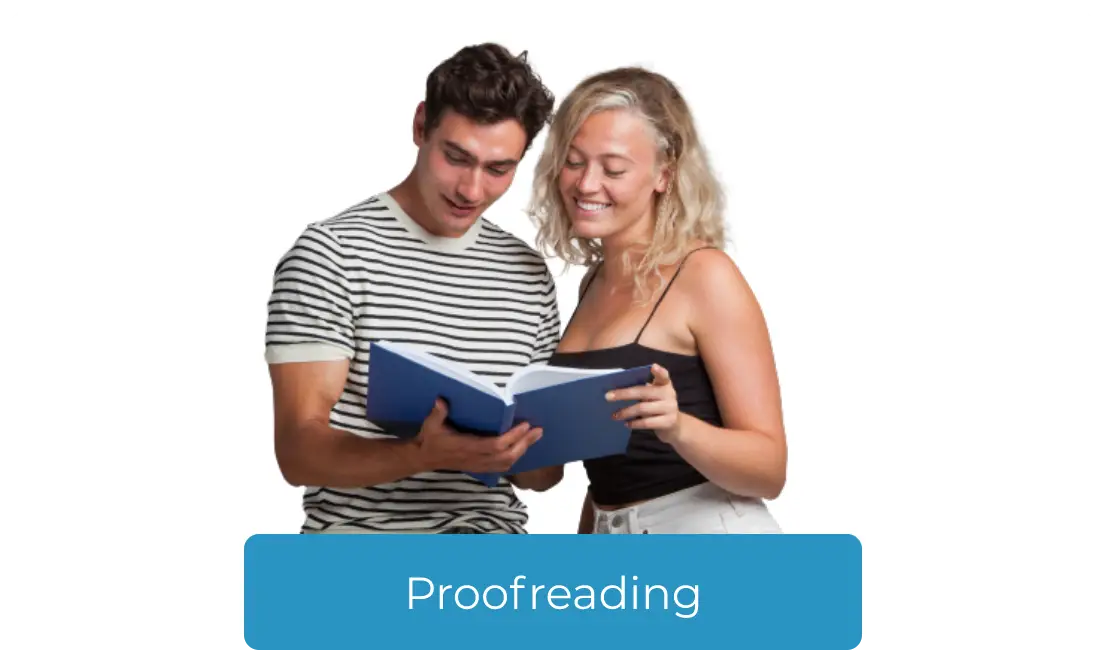 A young man and woman are holding a book between them and shared interest in the written words