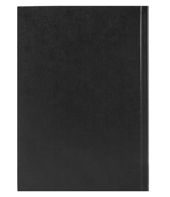 Hardcover-Rückseite Schwarz